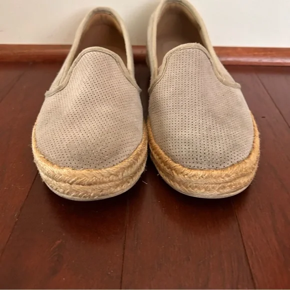 Clarks Azella Theoni Espadrilles Slip-on Suede Shoes Tan Women's 8 M - Picture 5 of 8